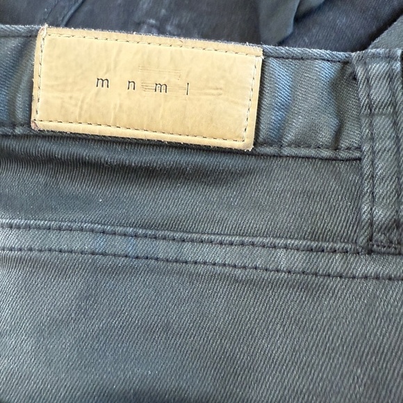 MNML Men’s BLACK JEANS ANKLE ZIP Size 36X30 - Picture 5 of 7